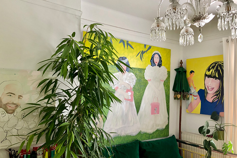 PAINTING STUDIO AT STERGIOPOULOU MANSION